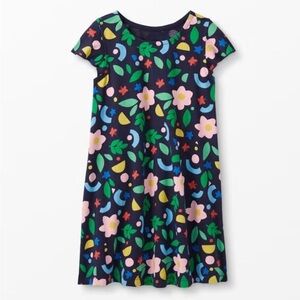 Hanna Andersson Girl’s Flutter Swing Dress Pockets Size 8 or 130 cm